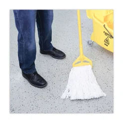 Boardwalk 20 oz. Rayon Premium Cut-End Wet Mop Heads - White (12/Carton)