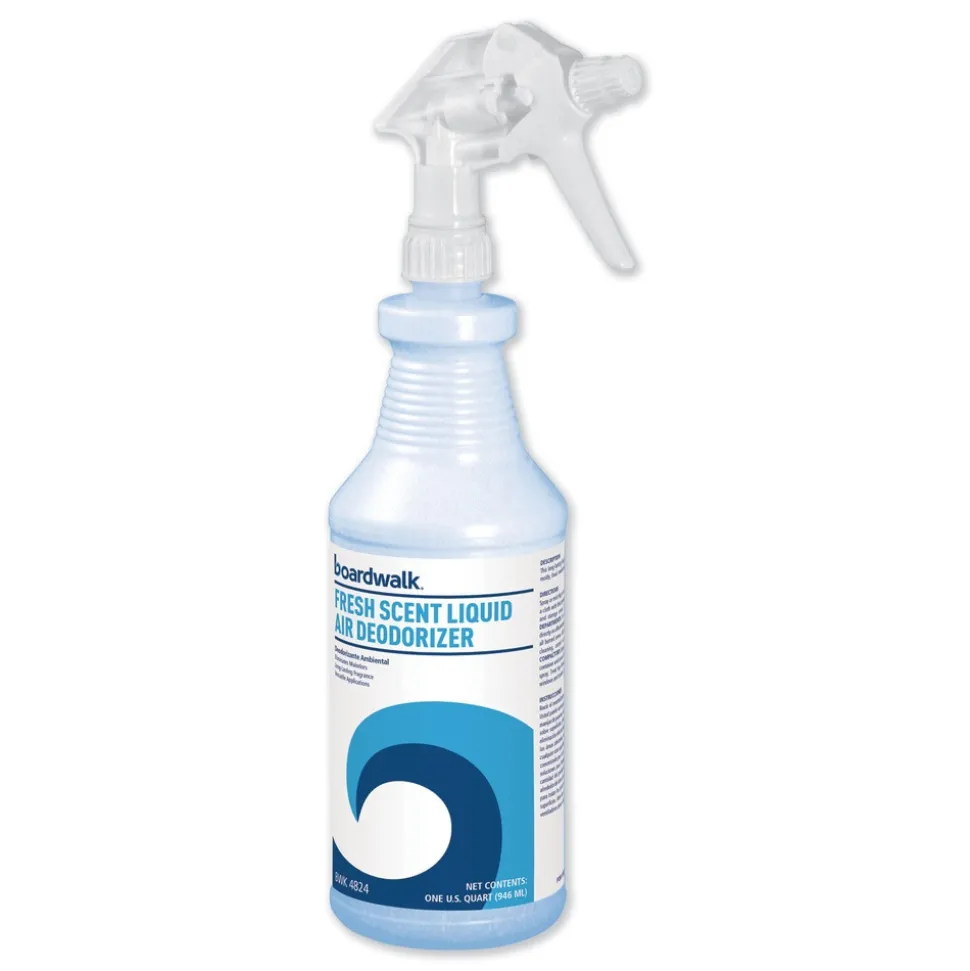 Boardwalk 32 oz. Spray Bottle RTU Liquid Air Deodorizer - Fresh Scent (12/Carton)