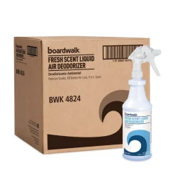 Boardwalk 32 oz. Spray Bottle RTU Liquid Air Deodorizer - Fresh Scent (12/Carton)