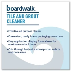 Boardwalk 32 oz Tile and Grout Cleaner - Minted Evergreen Scent (12/Carton)