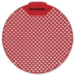 Boardwalk 1.8 oz. Urinal Screen - Cherry Scent, Red (1-Dozen)