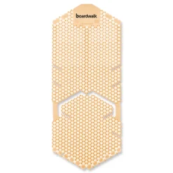 Boardwalk 5.22 oz. Vertical Urinal Screen - Summer Sunshine Scent Yellow (6/Carton)