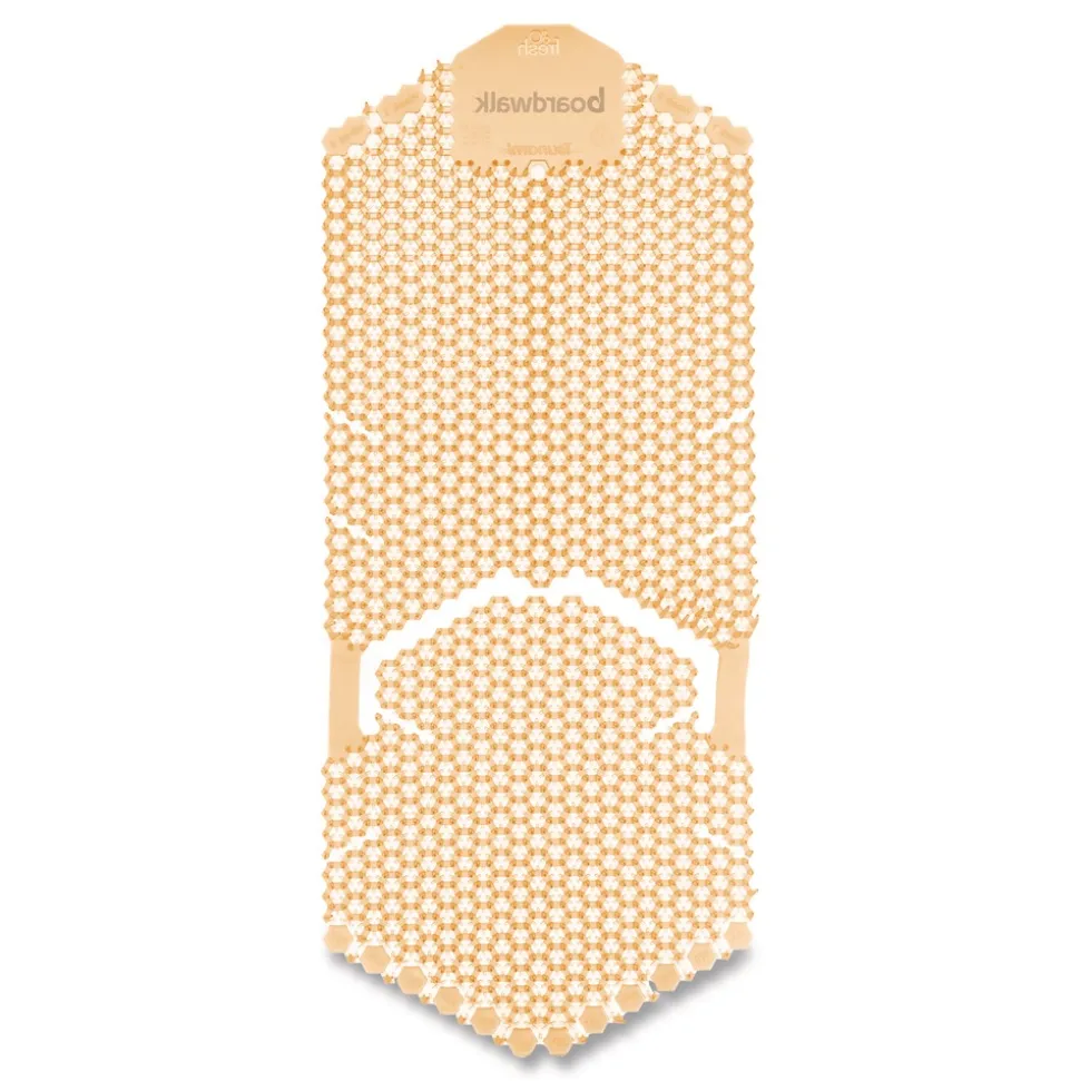 Boardwalk 5.22 oz. Vertical Urinal Screen - Summer Sunshine Scent Yellow (6/Carton)