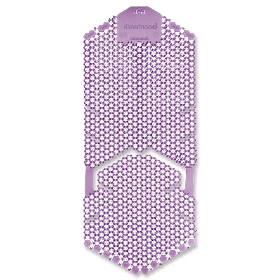 Boardwalk 5.22 oz. Vertical Urinal Screen - Lavender Scent Purple (6/Carton)
