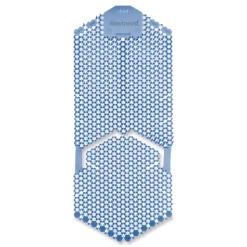 Boardwalk 5.22 oz. Vertical Urinal Screen - Cotton Blossom Scent Blue (6/Carton)