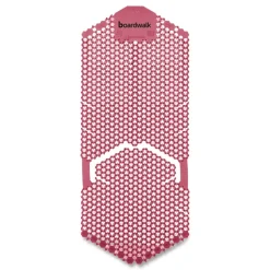 Boardwalk 5.22 oz. Vertical Urinal Screen - Spiced Apple Scent Red (6/Carton)