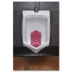 Boardwalk 5.22 oz. Vertical Urinal Screen - Spiced Apple Scent Red (6/Carton)