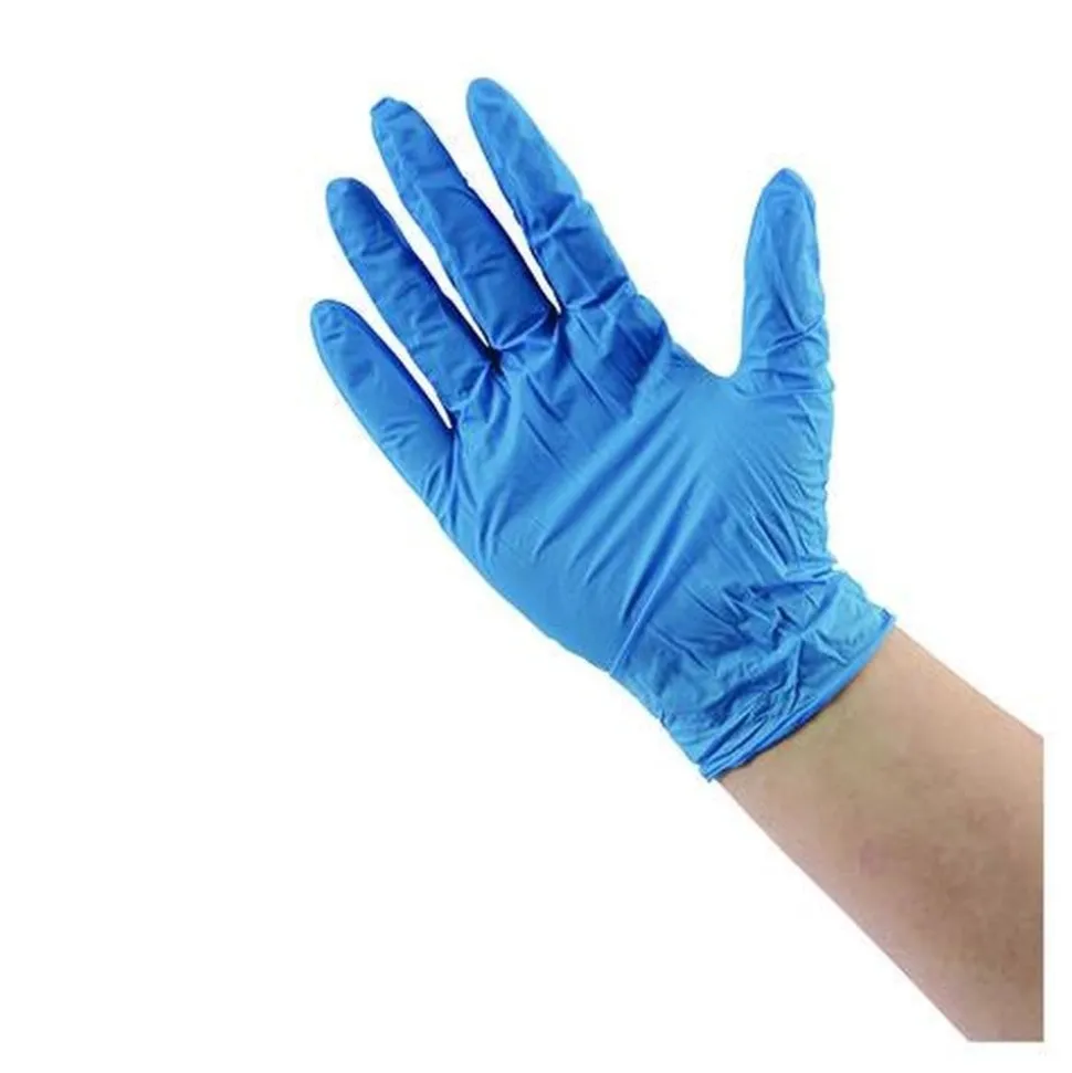 Boardwalk 395 Series 5 mil Thick 9.5 in. Long Powder-Free Disposable General-Purpose Nitrile Gloves - Large, Blue (1000/Carton)