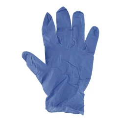 Boardwalk 380 Series 4 mil Thick 9.5 in. Long Powder-Free Disposable General-Purpose Nitrile Gloves - Extra Large, Blue (100/Box)
