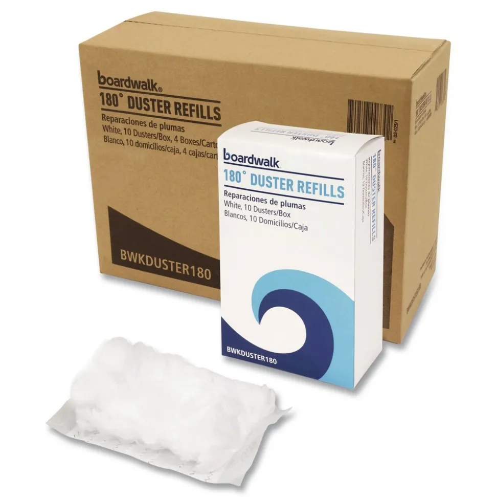 Boardwalk 180 Soft Fluffy FibersDuster Refills - White (40/Carton)