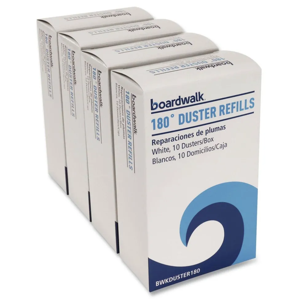 Boardwalk 180 Soft Fluffy FibersDuster Refills - White (40/Carton)