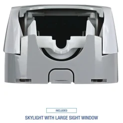 Boardwalk 6.1 x 10.6 x 5.1 1,250 ml Soap Dispenser - Gray