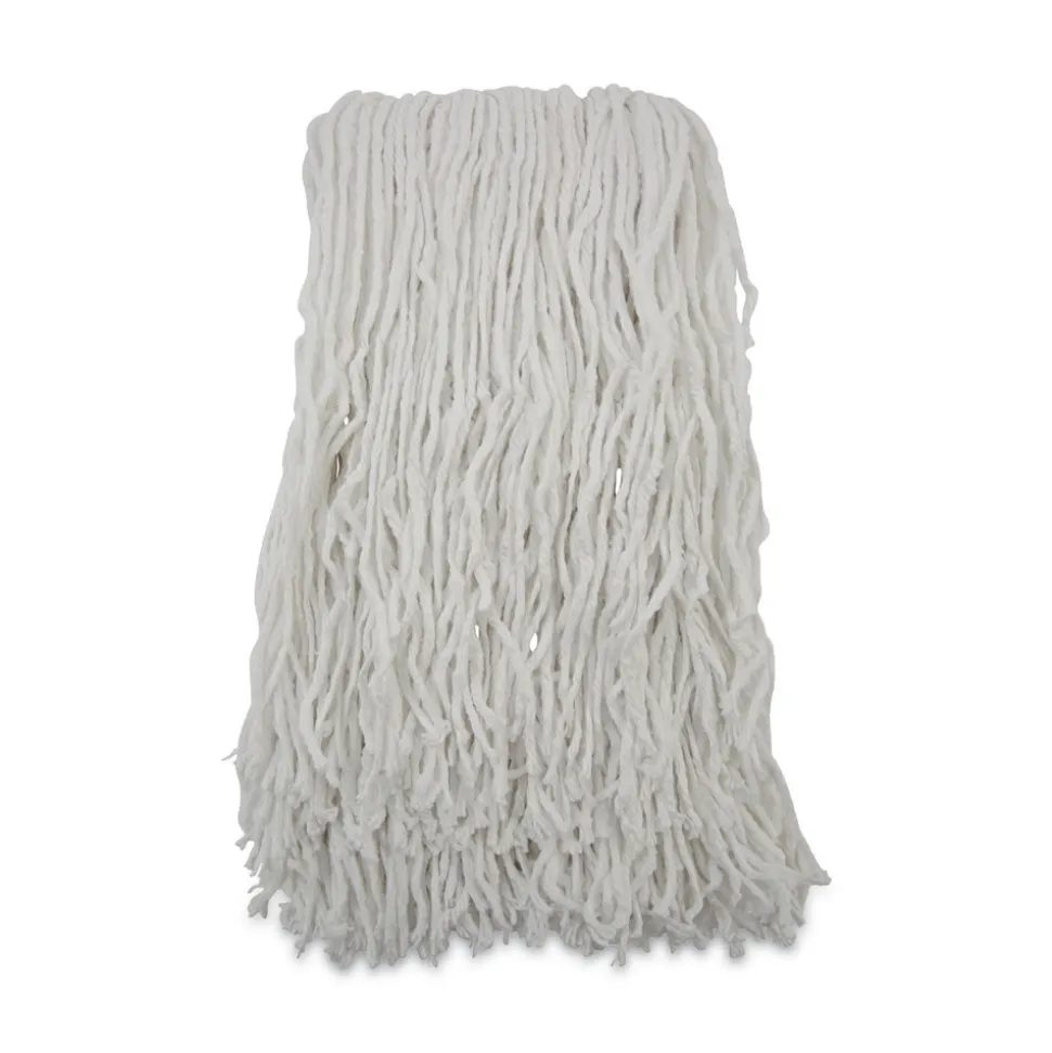 Boardwalk Banded Rayon 24 oz. Cut-End Mop Heads - White (12/Carton)