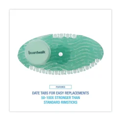 Boardwalk 60/Box Cucumber Melon Curve Air Freshener - Green