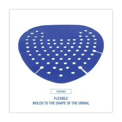 Boardwalk Bubble Gum Fragrance Urinal Screen - Blue (1 Dozen)