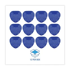 Boardwalk Bubble Gum Fragrance Urinal Screen - Blue (1 Dozen)