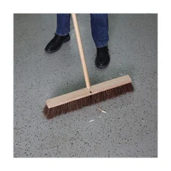 Boardwalk BWK20124 24 in. Brush 3.25 in. Natural Palmyra Fiber Bristles Floor Brush Head