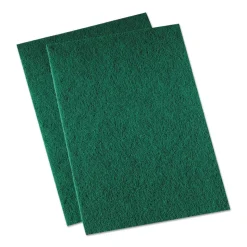 Boardwalk 96BWK GP 6 in. x 9 in. Medium Duty Scour Pad - Green (20/Carton)
