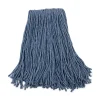 Boardwalk BWK2020B #20 Cut-End Cotton/Synthetic Fiber Standard Mop Head - Blue (12/Carton)