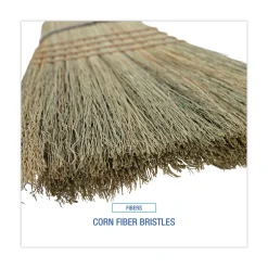 Boardwalk BWK932CCT 12/Carton 56 in. Warehouse Broom, Corn Fiber Bristles - Natural