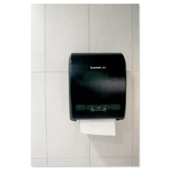 Boardwalk BWK29GREEN 12.31 in. x 9.31 in. x 15.94 in. Xtra Mechanical Hands-Free Towel Dispenser - Black (1-Carton)