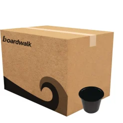 Boardwalk BWKPRTN55BL 5.5 oz. Polypropylene Souffle/Portion Cups - Black (2500/Carton)
