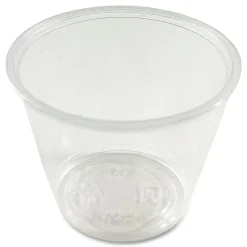 Boardwalk BWKPRTN55TS 5.5 oz Plastic Souffle/Portion Cups - Translucent (2500/Carton)