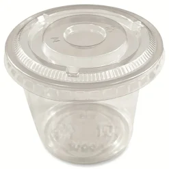 Boardwalk BWKPRTN55TS 5.5 oz Plastic Souffle/Portion Cups - Translucent (2500/Carton)