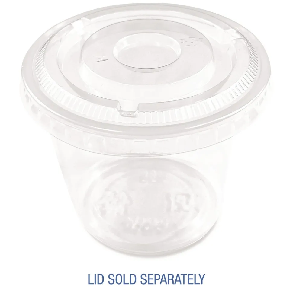 Boardwalk BWKPRTN55TS 5.5 oz Plastic Souffle/Portion Cups - Translucent (2500/Carton)