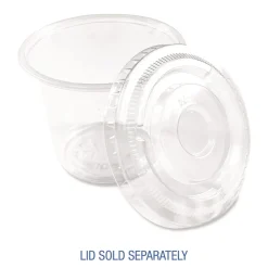 Boardwalk BWKPRTN55TS 5.5 oz Plastic Souffle/Portion Cups - Translucent (2500/Carton)