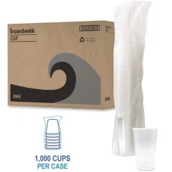 Boardwalk BWKTRANSCUP20CT 20 oz. Translucent Plastic Cold Cups - Clear (1000/Carton)