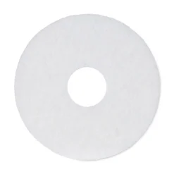 Boardwalk BWK4012WHI 12 in. Diameter Polishing Floor Pads - White (5/Carton)