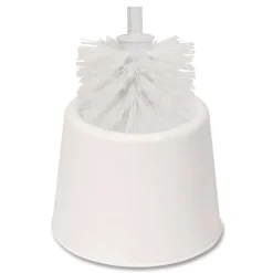 Boardwalk Caddy For Spiral Bowl Brush, White