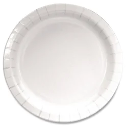 Boardwalk CP9B1008125A 9 in. Diameter Paper Dinnerware Plate - White (1000/Carton)