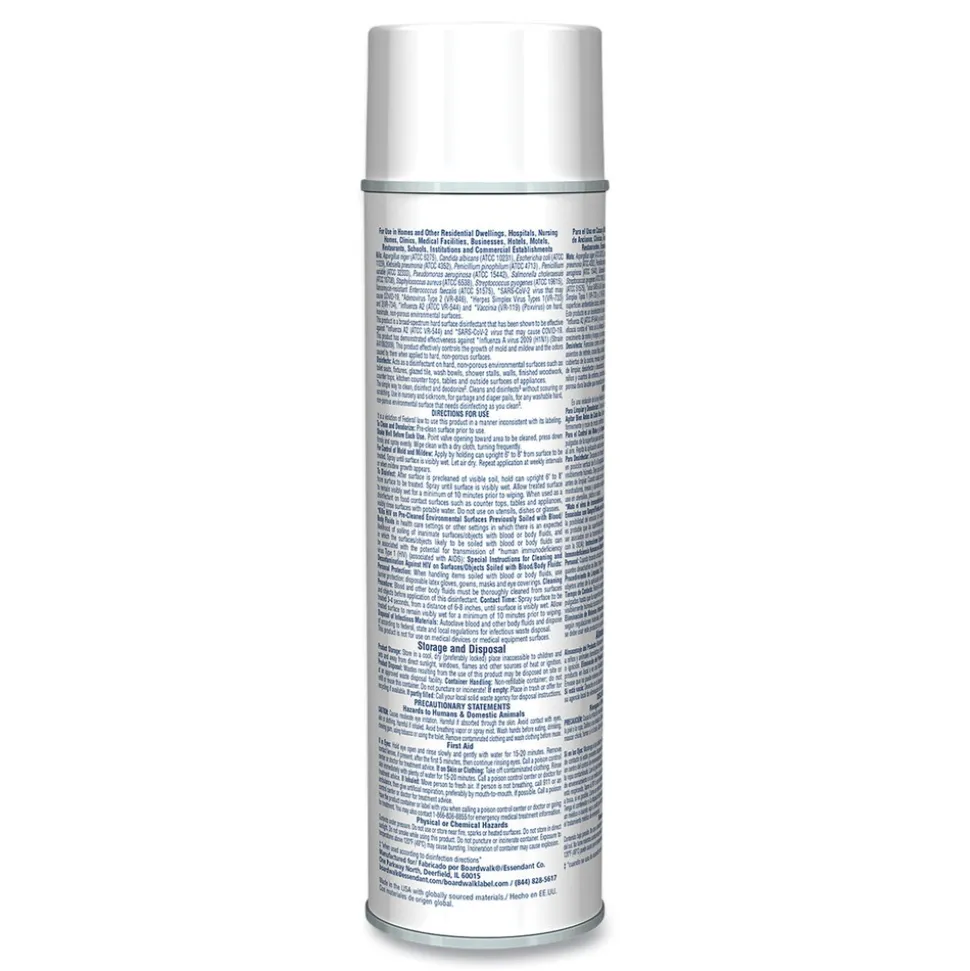 Boardwalk CP873BOARDWK 19 oz. Aerosol Can Foaming Disinfectant Germicidal Cleaner - Flowery Scent (12/Carton)