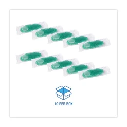 Boardwalk Curve Solid Air Freshener - Cucumber Melon Fragrance, Green (10/Box)