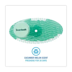 Boardwalk Curve Solid Air Freshener - Cucumber Melon Fragrance, Green (10/Box)