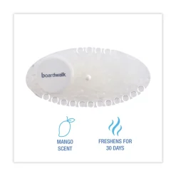 Boardwalk Curve Solid Air Freshener - Mango Fragrance, Clear (10/Box, 6 Boxes/Carton)