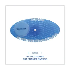 Boardwalk Curve Solid Air Freshener - Cotton Blossom, Blue (10/Box, 6 Boxes/Carton)