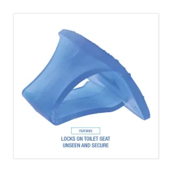 Boardwalk EBCP012I072M06AAS8000 Toilet Bowl Clip - Cotton Blossom Scent, Blue (12/Box, 6 Boxes/Carton)