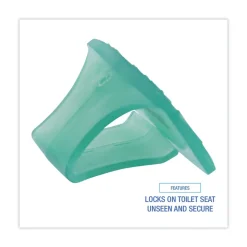 Boardwalk EBCP012I072M02AAS8000 Toilet Bowl Clip - Cucumber Melon Scent, Green (72/Carton)