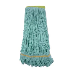 Boardwalk Ecomop Looped-End Recycled Fibers Mop Head - Extra Large, Green (12/Carton)