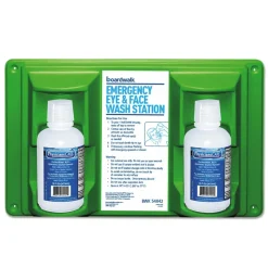 Boardwalk Emergency Eyewash Station with 16 oz. Bottles (6/Kit)