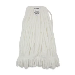 Boardwalk Enviro Clean Looped Mop Head With Tailband - Large, White (12/Carton)