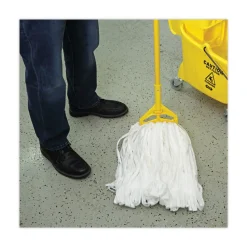 Boardwalk Enviro Clean Looped Mop Head With Tailband - Large, White (12/Carton)