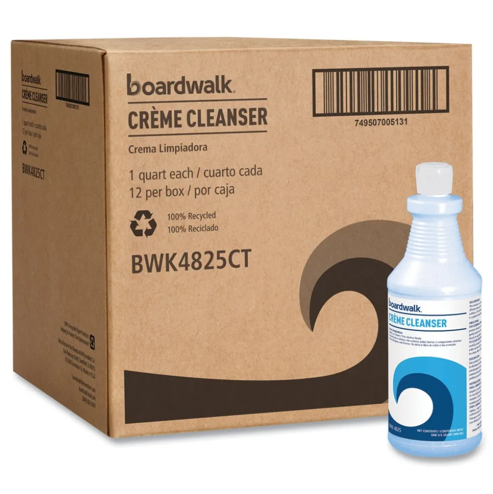 Boardwalk 037000-12ESSN 32 oz. Creme Cleanser - Baby Powder Scent (12/Carton)