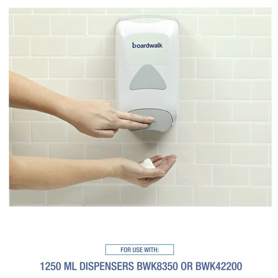 Boardwalk 6162-04-GCE00VL 1250 ml. Foam Antibacterial Handwash Refill - Fruity (4/Carton)