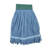 Boardwalk Microfiber Looped-End Wet Mop Head - Medium, Blue