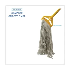 Boardwalk No. 32 Loop Web/Tailband Value Standard Cotton Mop Head - White (12/Carton)