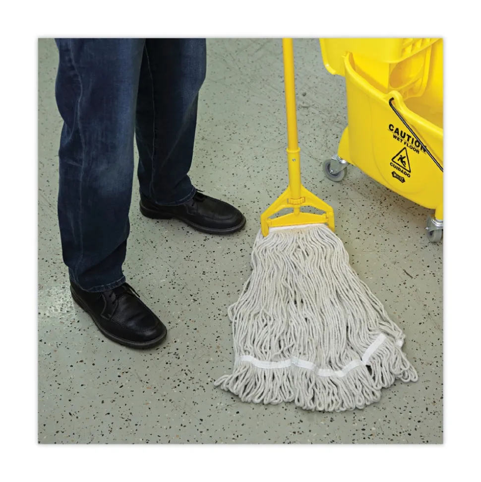 Boardwalk No. 32 Loop Web/Tailband Value Standard Cotton Mop Head - White (12/Carton)